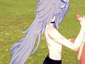 原神耽美 - Razor被Diluc打手枪和操 - 日本亚洲漫画动漫游戏色情同性 sex videos asian uncle gay