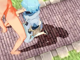 原神耽美-公子x重云激烈性爱-伪娘变装日本亚洲动漫游戏色情男同 hot asian gay sex porn videos