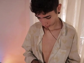 Denounce away Twink Admirable C Jerks His Big Cock And Shoots A Unreasoning Cum Load 'round Over His Tattoo asian gay slave sex videos