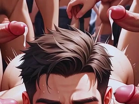 动漫hentai白嫩伪娘群交肌肉男免费视频 gay sexual intercourse videos asian boys